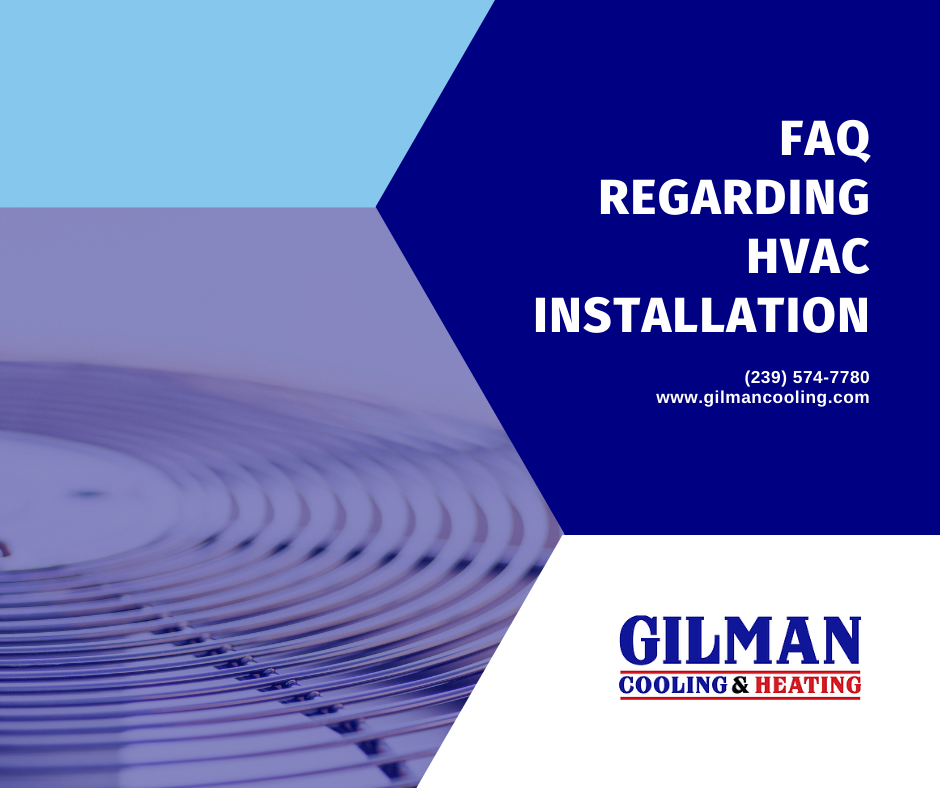 FAQ Regarding HVAC Installation