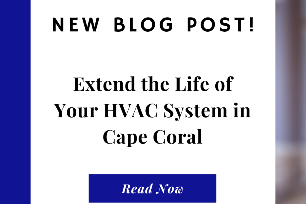 HVAC technician performing maintenance on an AC unit in Cape Coral home.