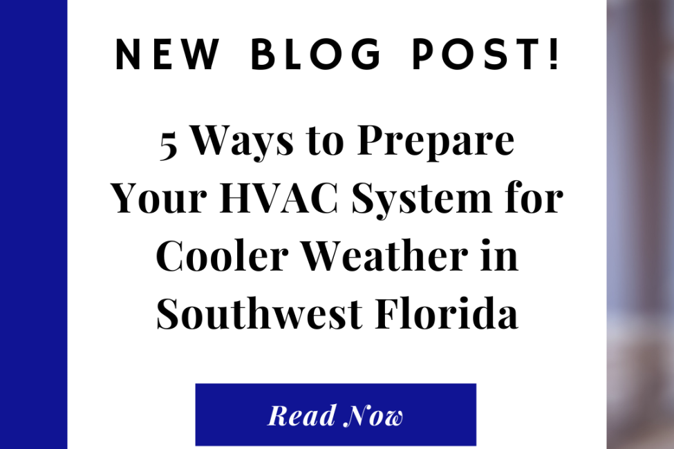 HVAC technician in Southwest Florida inspecting an air conditioning system for seasonal maintenance.